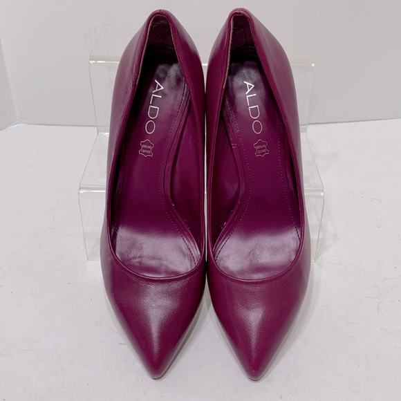 Purple Aldo pumps pointed toe 4 inch - Picture 4 of 15